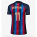 Cheap Barcelona Ferran Torres #11 Home Football Shirt Women 2022-23 Short Sleeve